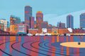 Boston on the Record Print on Canvas