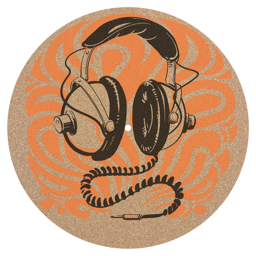 Groovy Headphones- Serifs and Whiskey