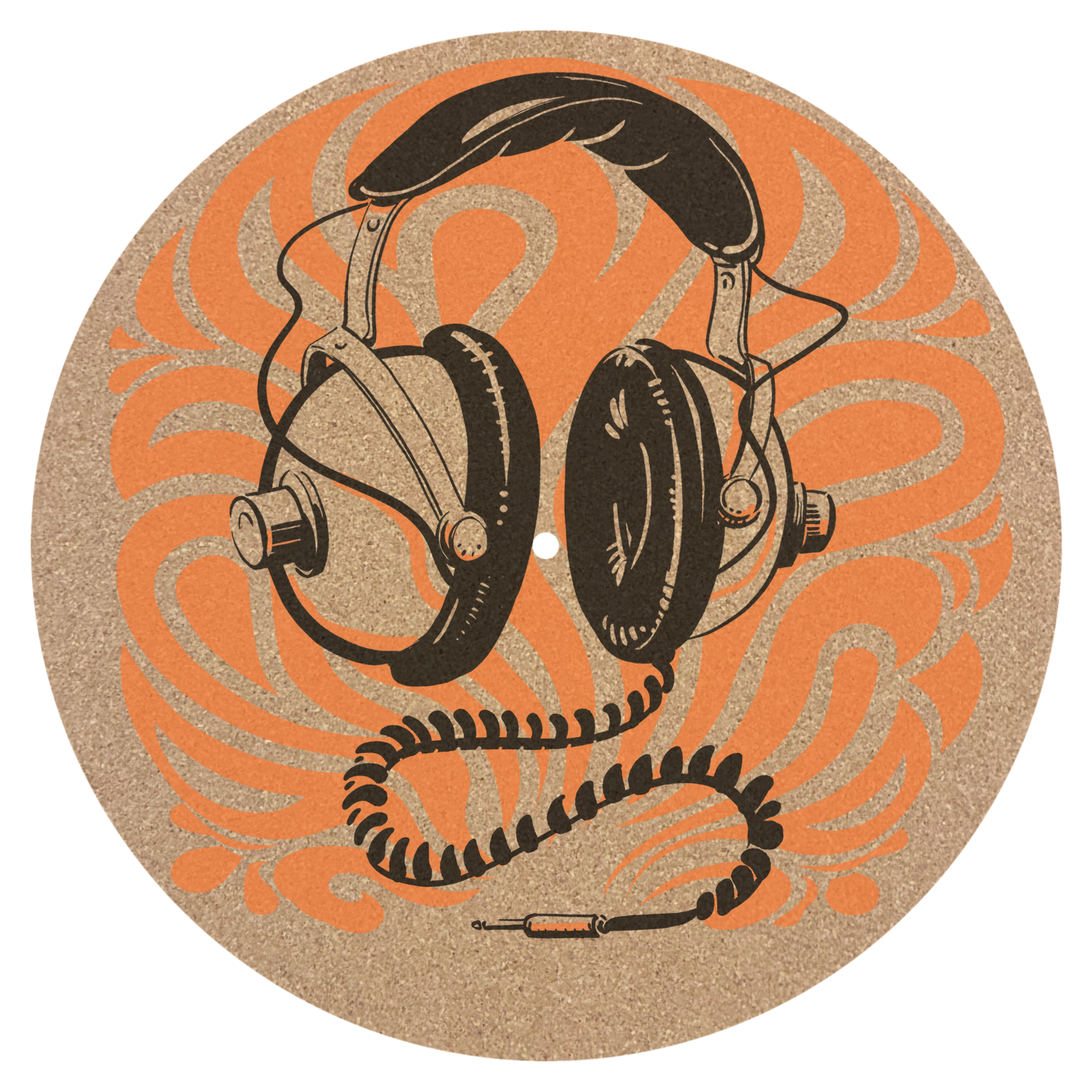 Groovy Headphones- Serifs and Whiskey