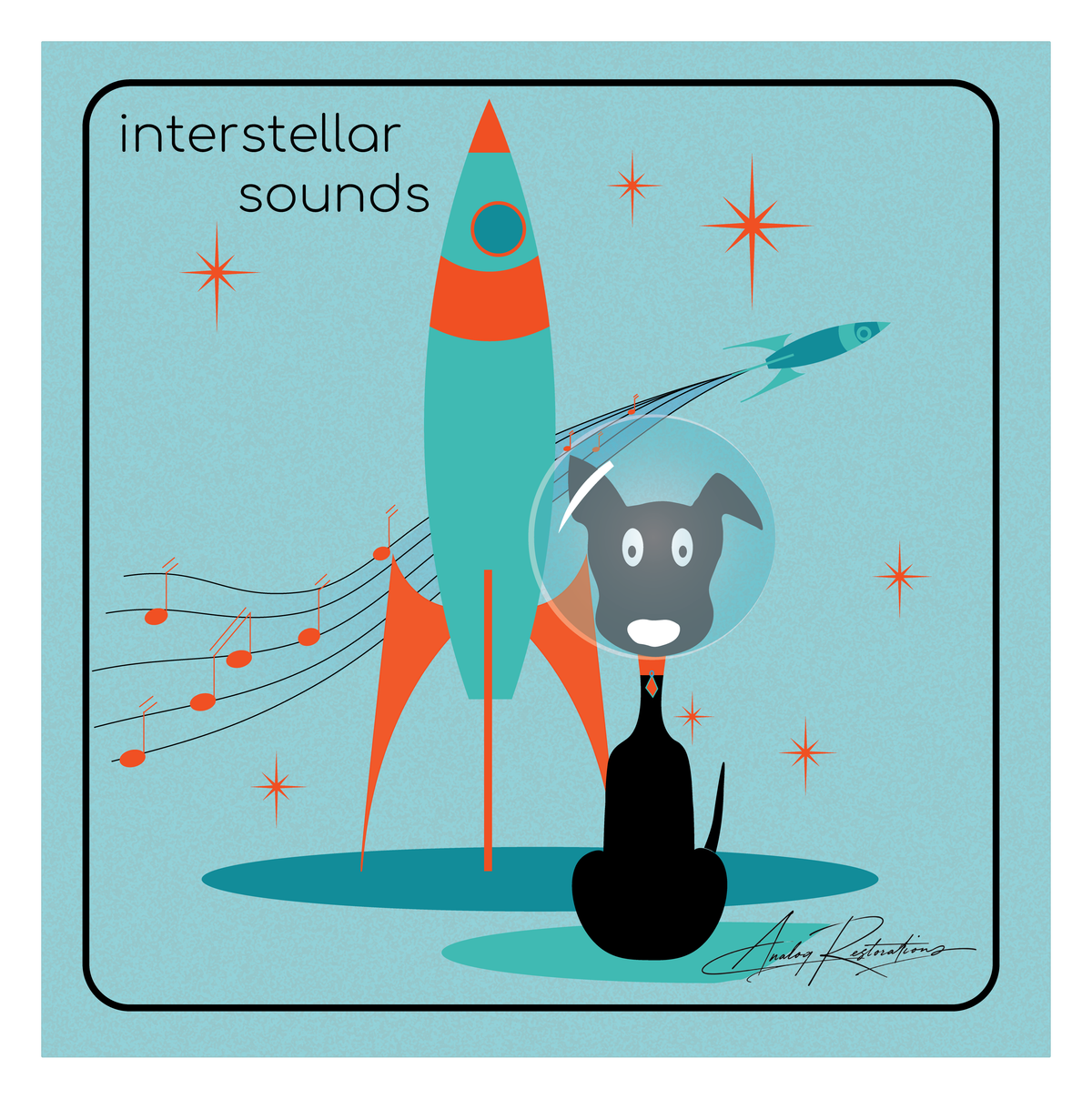Interstellar Sounds 12"x 12" Canvas Print