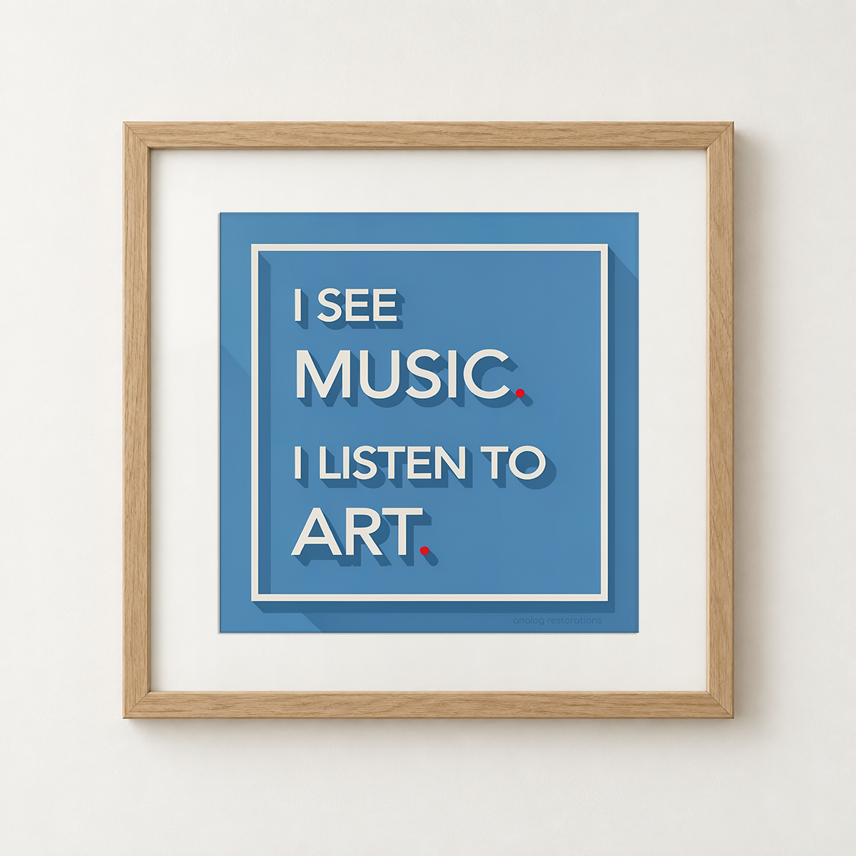 Listen to Art Canvas Print