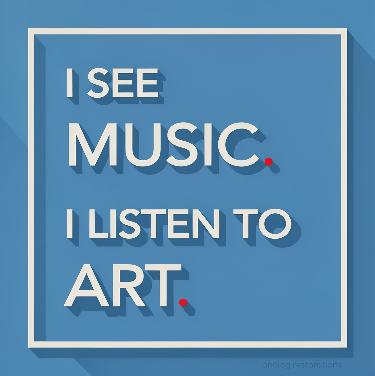 Listen to Art Canvas Print
