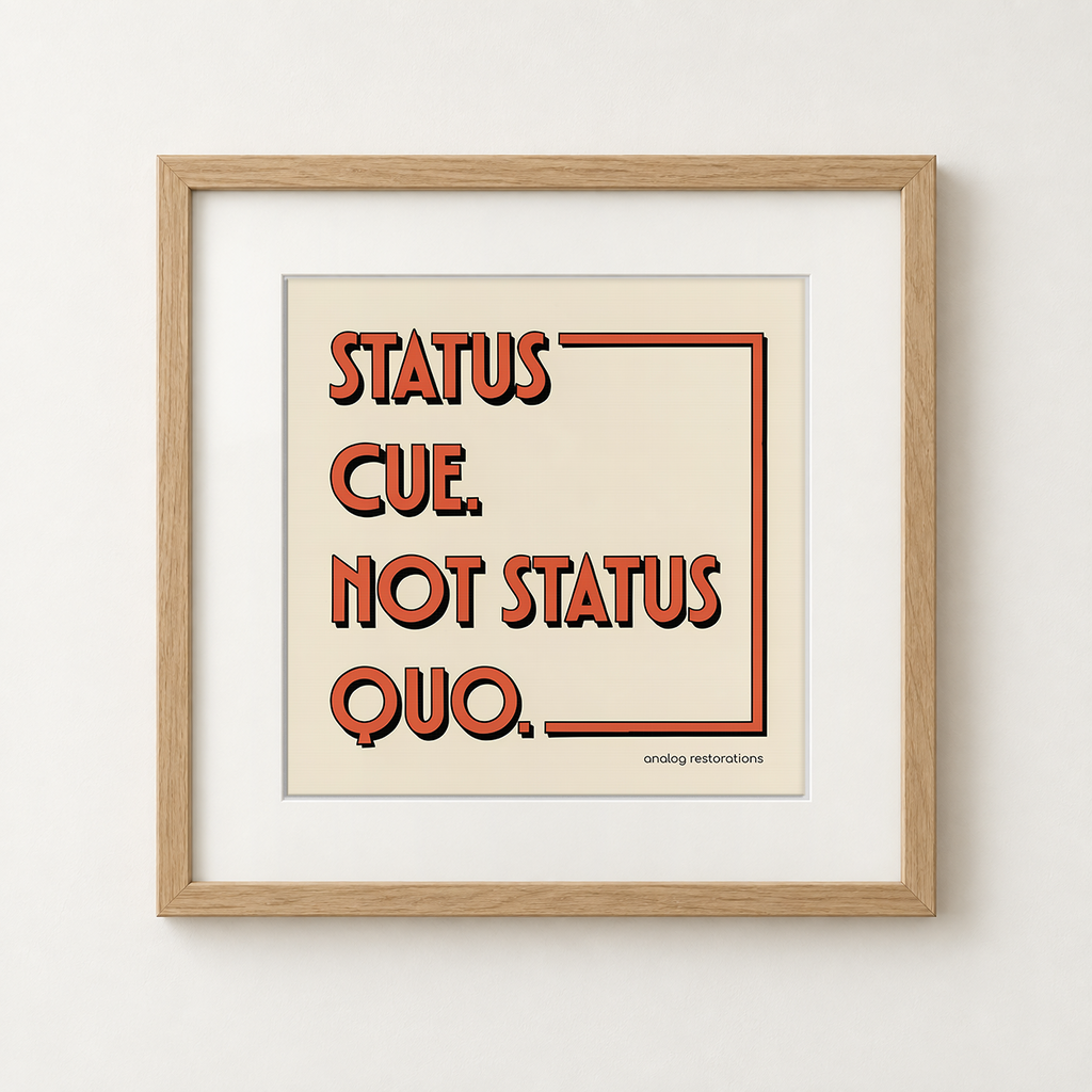 Status Cue Canvas Print